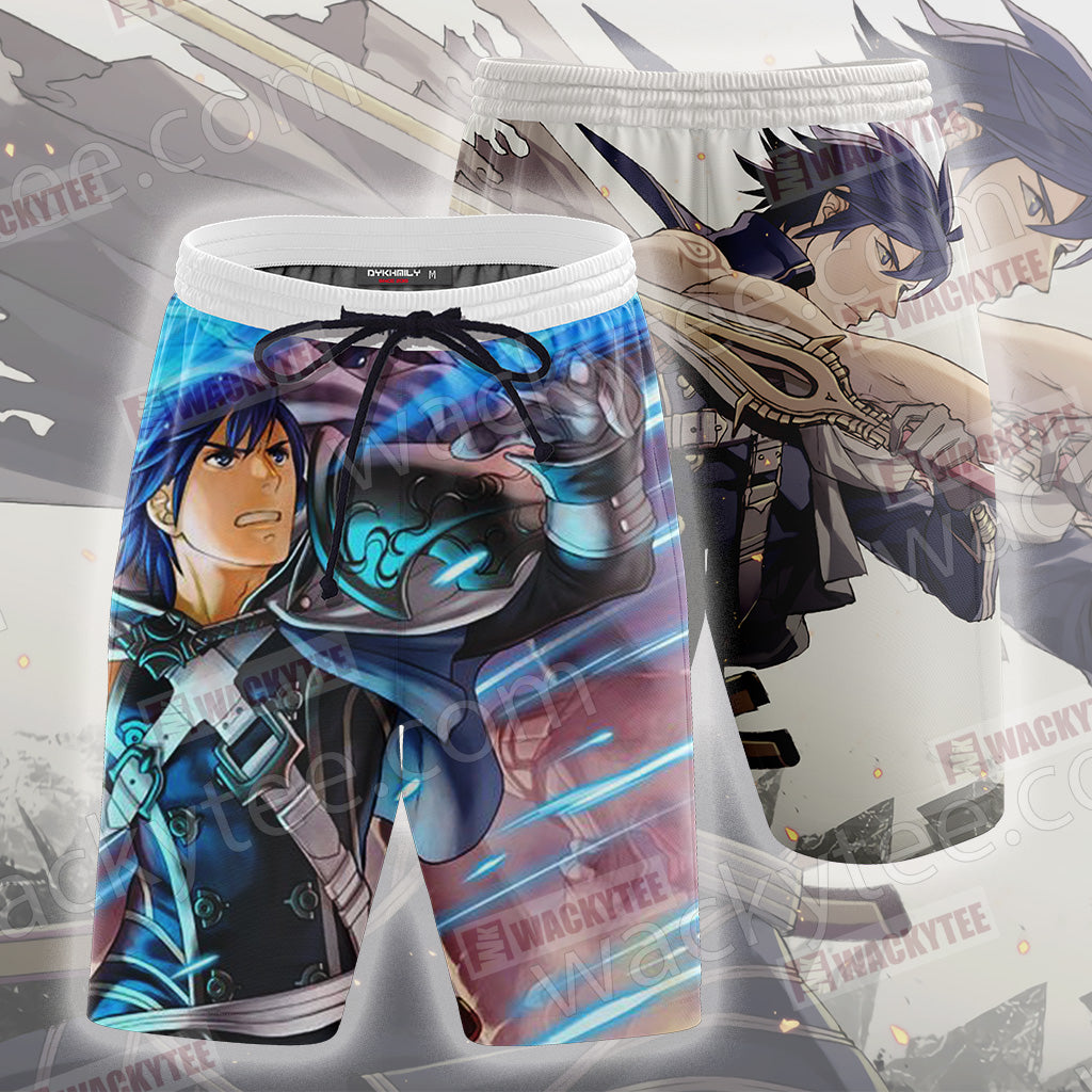 Fire Emblem Chrom 3D T-shirt Beach Shorts