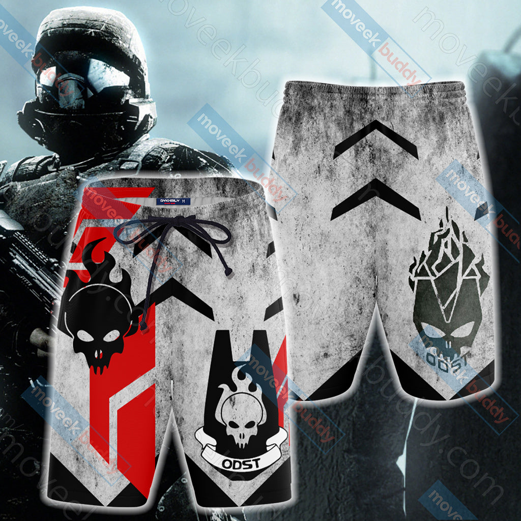 Halo - ODST Unisex 3D T-shirt Hoodie Tank Top Hawaiian Shirt Beach Shorts Joggers Beach Shorts