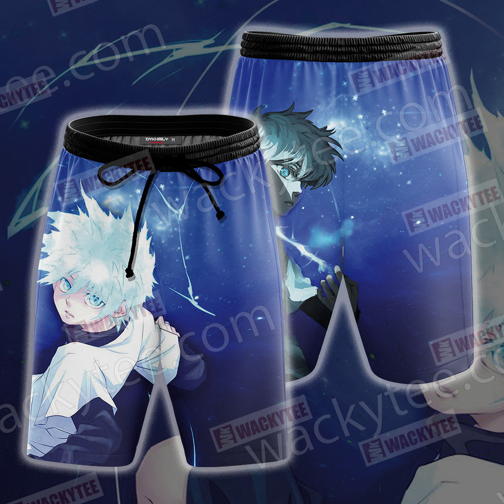 Hunter x Hunter Zoldyck Killua Unisex 3D T-shirt Beach Shorts