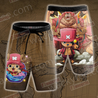One Piece Tony Tony Chopper Unisex 3D T-shirt Beach Shorts