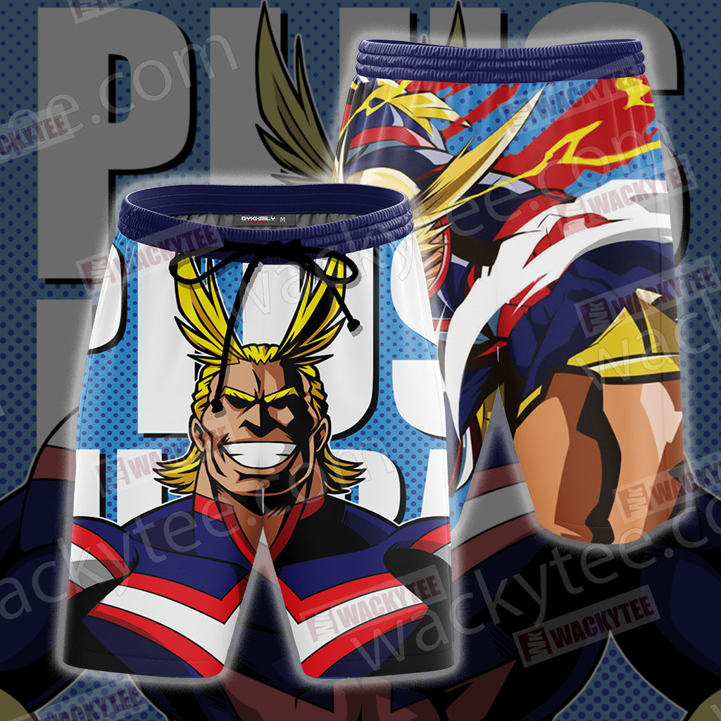 My Hero Academia All Might New Style Unisex 3D T-shirt Beach Shorts