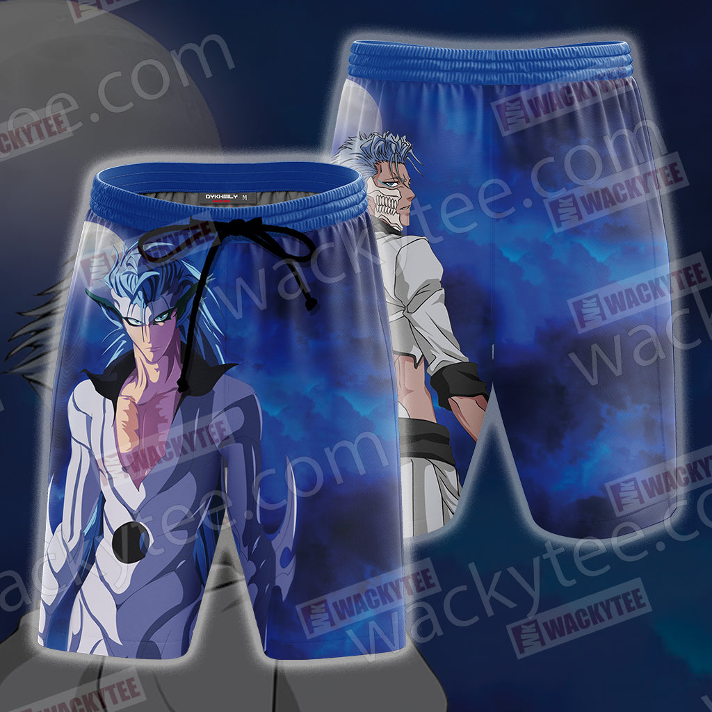 Bleach Grimmjow Jeagerjaques Unisex 3D T-shirt Beach Shorts