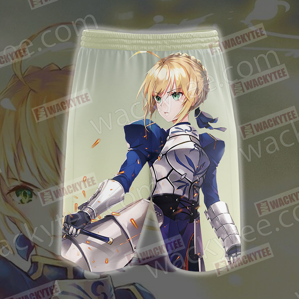 Fate/Stay Night Saber (Artoria Pendragon) Unisex 3D T-shirt