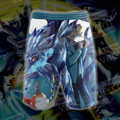 Digimon Garurumon And Yamato 3D T-shirt
