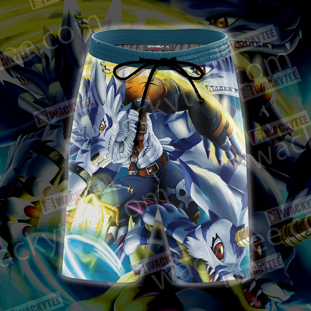 Digimon Garurumon And Yamato 3D T-shirt