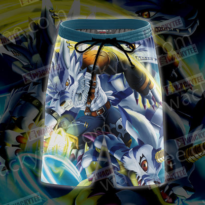Digimon Garurumon And Yamato 3D T-shirt