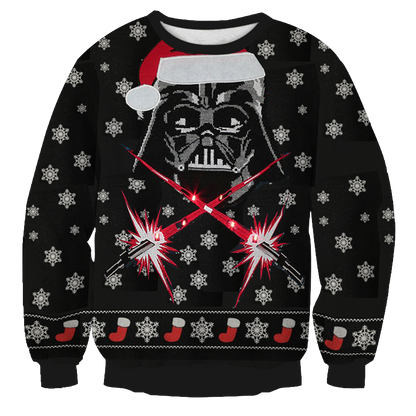 Star War Santa Clause Unisex 3D Sweater