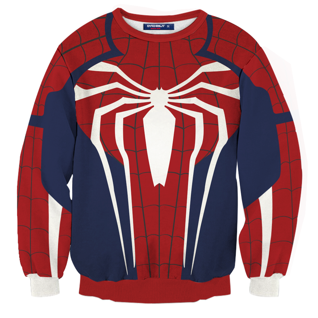 Spider-Man Cosplay PS4 Advanced Suit New Look 3D Hoodie