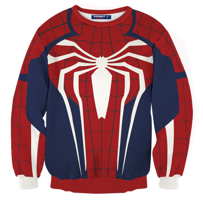 Spider-Man Cosplay PS4 Advanced Suit New Look 3D Hoodie