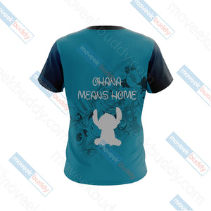 Ohana Means Family Stitch Unisex 3D T-shirt   