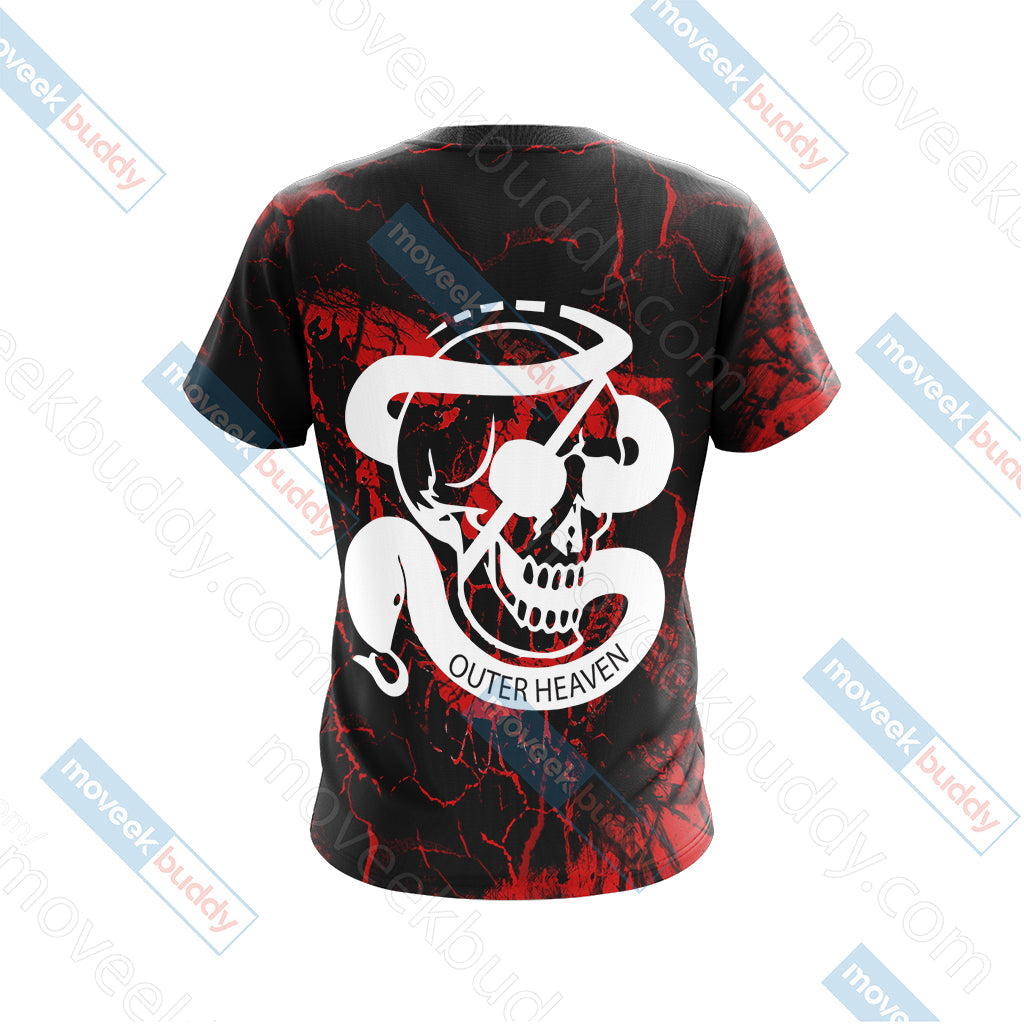 Metal Gear Solid - Outer Heaven Unisex 3D T-shirt