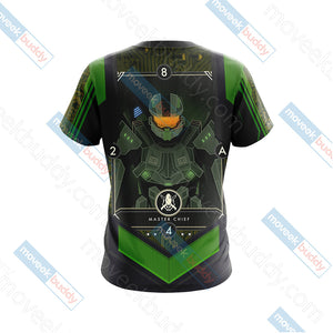 Halo - Master Chief New Unisex 3D T-shirt   