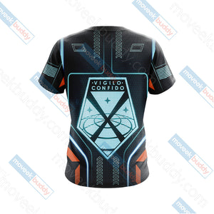 X-COM Unisex 3D T-shirt   