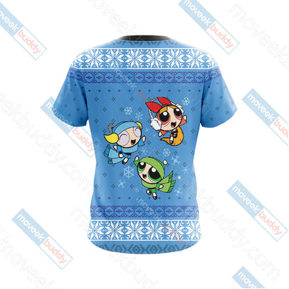 The Powerpuff Girls Christmas Style Unisex 3D T-shirt