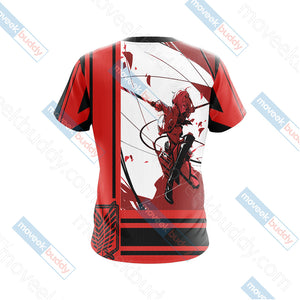 Attack on Titan - Mikasa Ackerman Unisex 3D T-shirt   