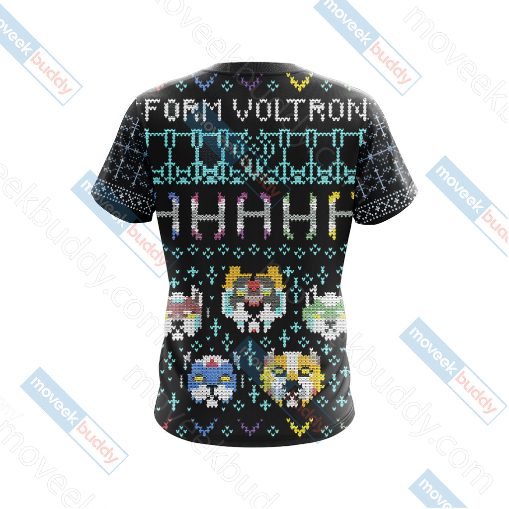 Voltron Knitting Style Unisex 3D T-shirt