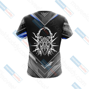 Hazama-crest BlazBlue Unisex 3D T-shirt   