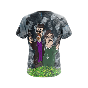 Breaking Bad x Narcos Unisex 3D T-shirt   