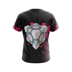 Portal Companion Cube Unisex 3D T-shirt   