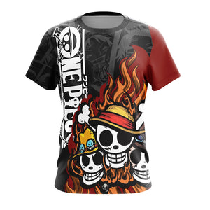 One Piece - Luffy, Sabo, Ace New Unisex 3D T-shirt   