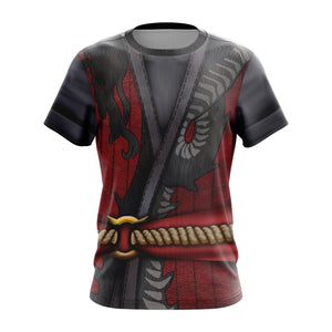 Mortal Kombat Liu Kang Cosplay Unisex 3D T-shirt Zip Hoodie   