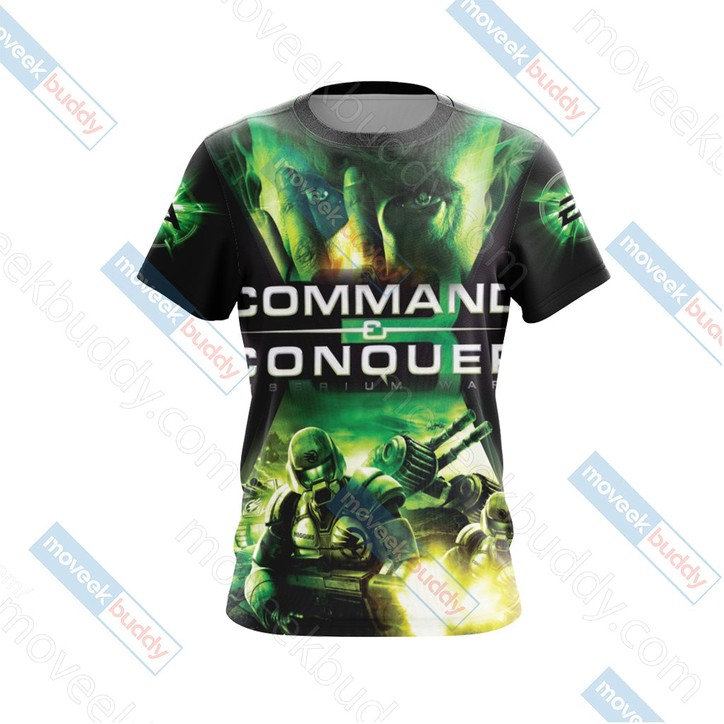 Command & Conquer-Tiberium Unisex 3D T-shirt   