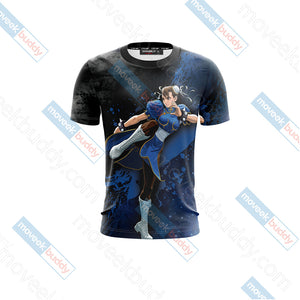 Street Fighter - Chun Li Unisex 3D T-shirt   