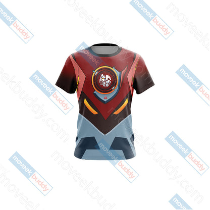 Voltron: Legendary Defender ( Red ) Unisex 3D T-shirt