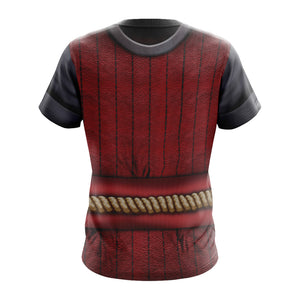 Mortal Kombat Liu Kang Cosplay Unisex 3D T-shirt Zip Hoodie   