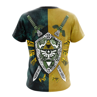 The Legend Of Zelda Unisex 3D T-shirt Zip Hoodie