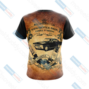 Supernatural New Collection Unisex 3D T-shirt   