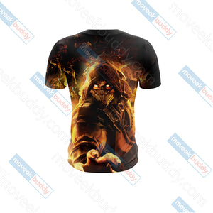 Mortal Kombat Scorpion New Version 3D T-shirt   