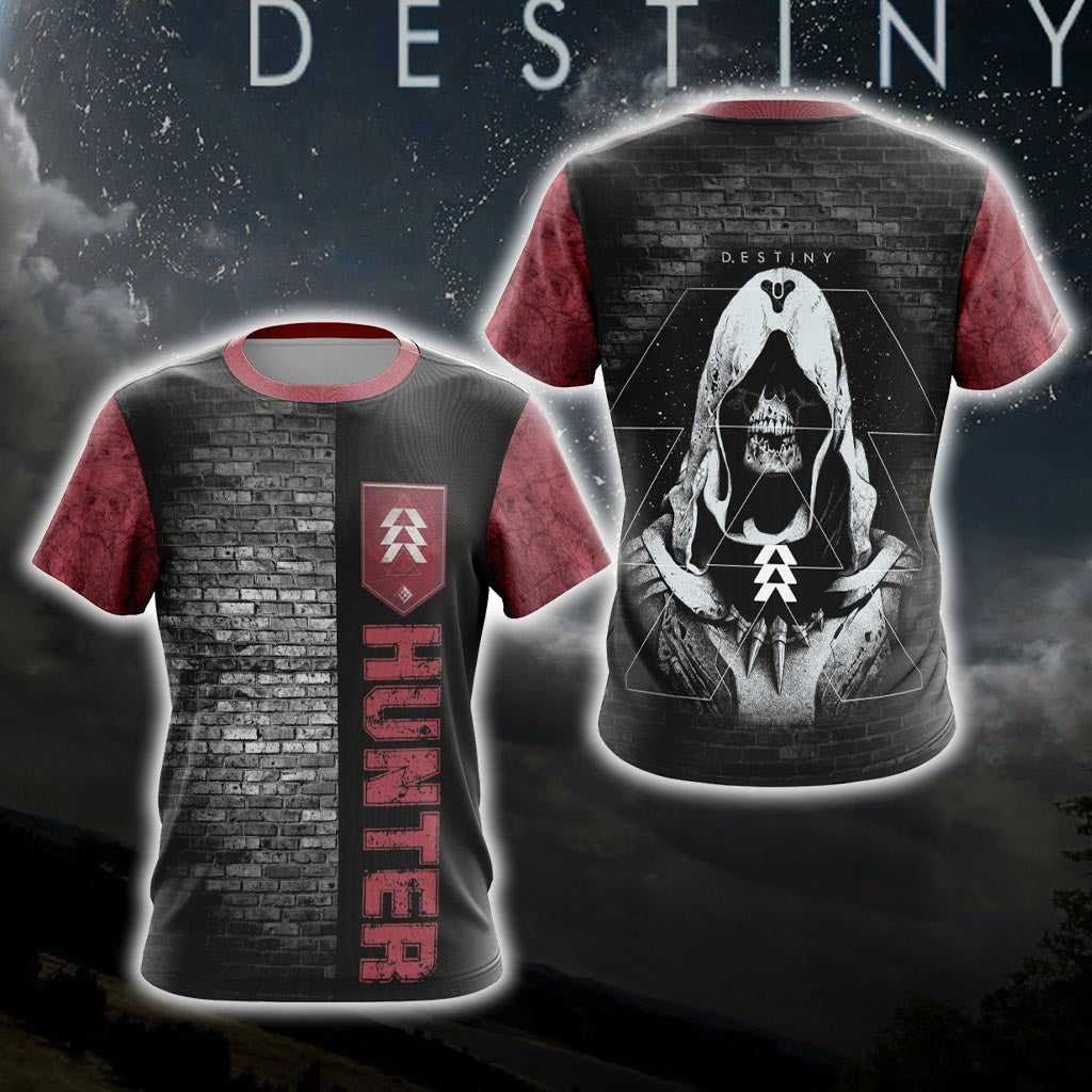 Destiny 2 - Hunter Warlock Titan Zip Up Hoodie T-Shirt Pullover Hoodie