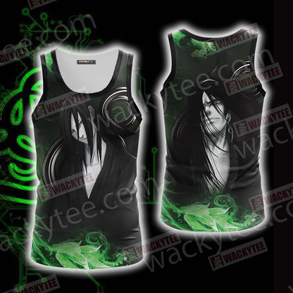 Naruto Orochimaru Unisex 3D T-shirt Tank Top
