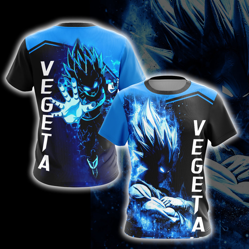 Dragon Ball Vegeta Unisex 3D T-shirt Zip Hoodie T-shirt