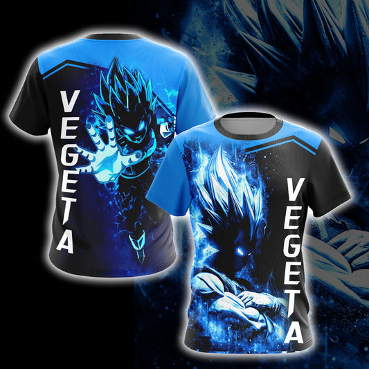 Dragon Ball Vegeta Unisex 3D T-shirt Zip Hoodie T-shirt
