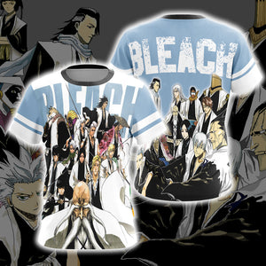 Bleach - Gotei 13 Unisex 3D T-shirt   