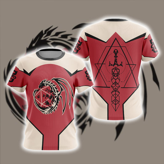 Dungeons And Dragons Unisex 3D T-shirt T-shirt