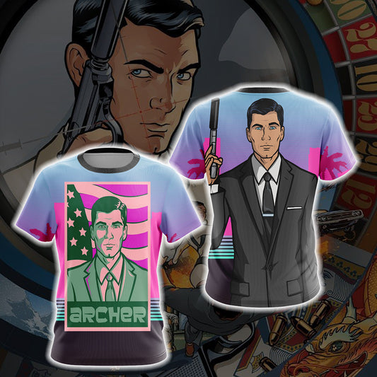 Archer (TV series) Unisex 3D T-shirt