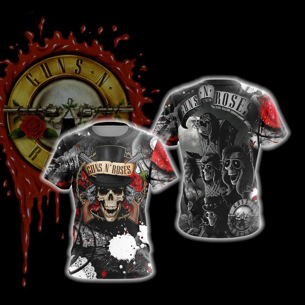 Guns N' Roses Unisex 3D T-shirt   