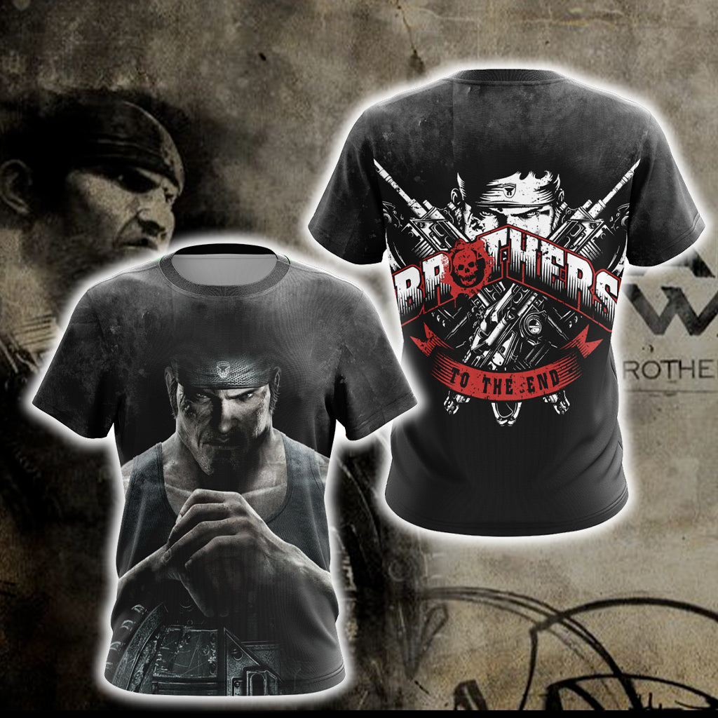 Gears Of War - Brother To The End Unisex 3D T-shirt T-shirt
