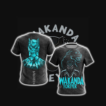 Black Panther - Wankada Forever Unisex 3D T-shirt   