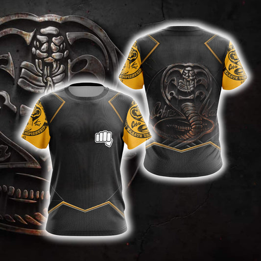 The Karate Kid - Cobra Kai New Unisex Zip Up Hoodie T-shirt