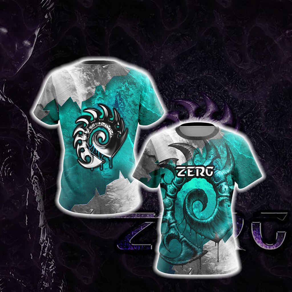 StarCraft - Zerg New Unisex 3D T-shirt   