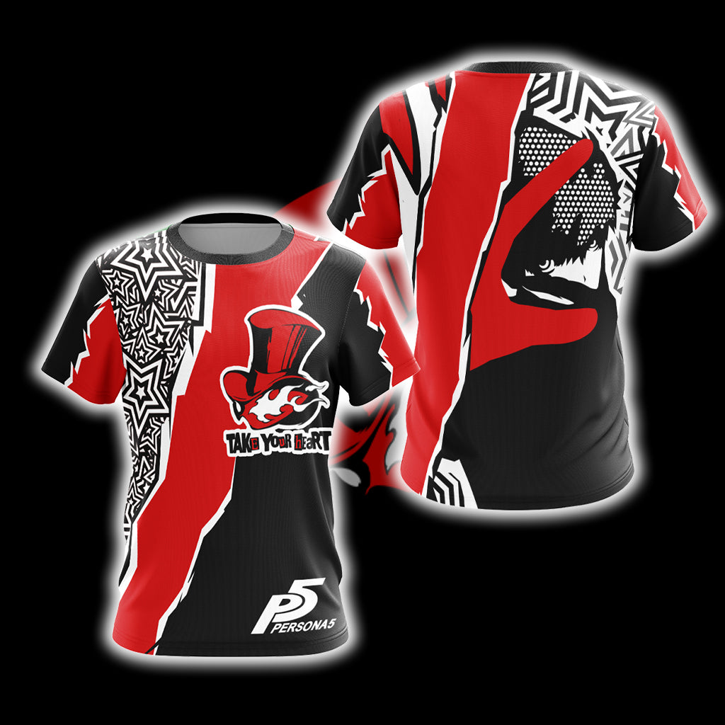 Persona 5 New Look Unisex 3D T-shirt Hoodie T-shirt