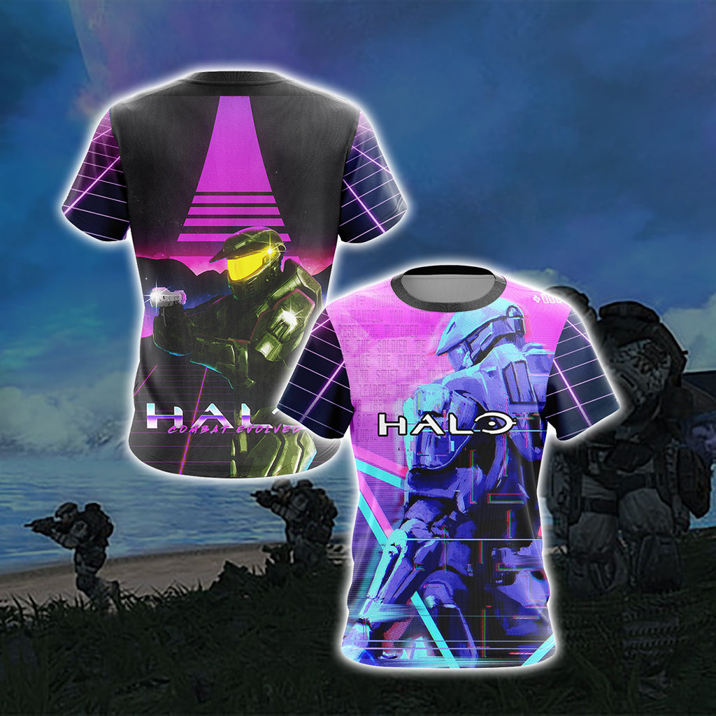 Halo - Combat Evolved New Unisex 3D T-shirt   