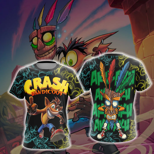 Crash Bandicoot New Unisex 3D T-shirt T-shirt