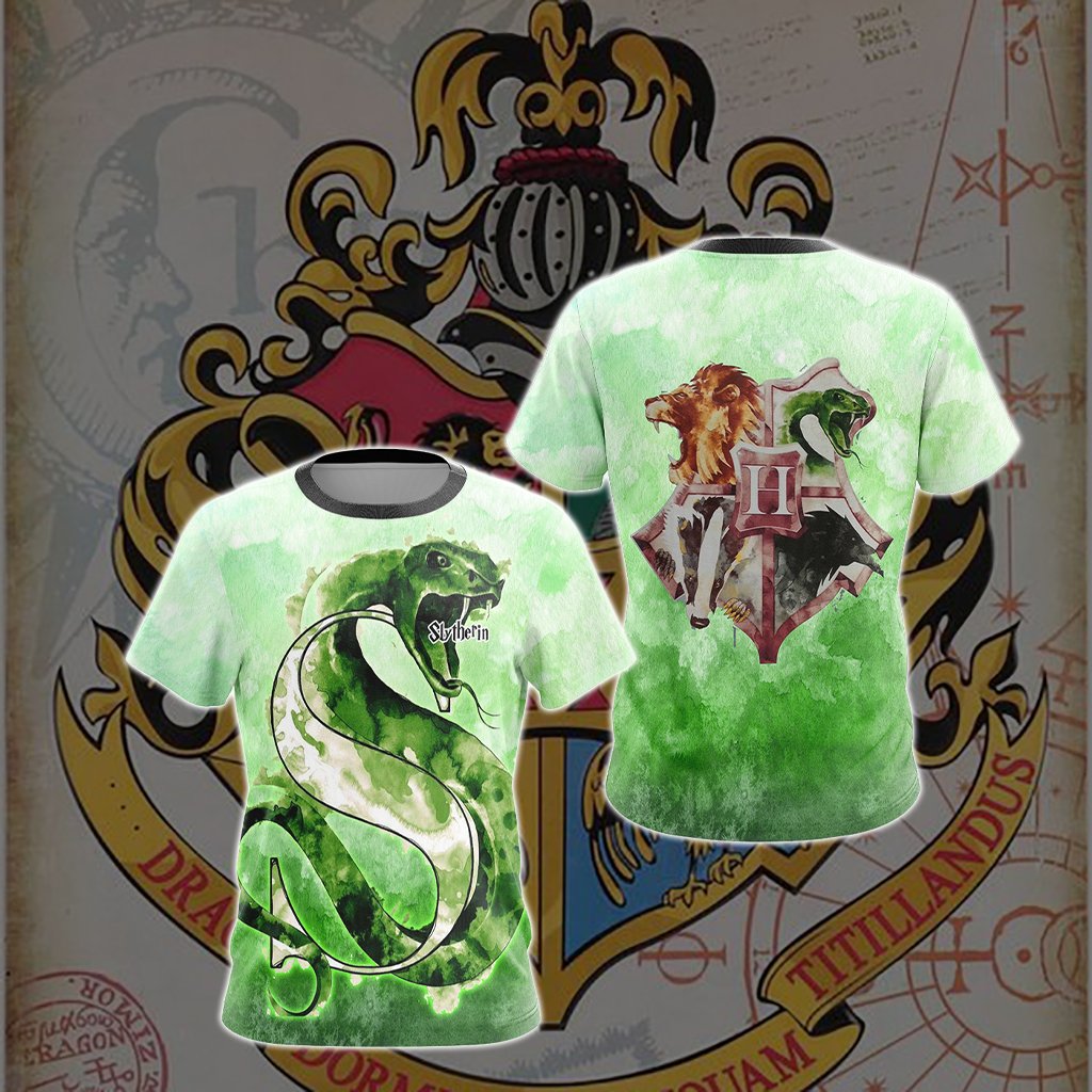 Cunning Like A Slytherin Harry Potter New Version Unisex 3D T-shirt   