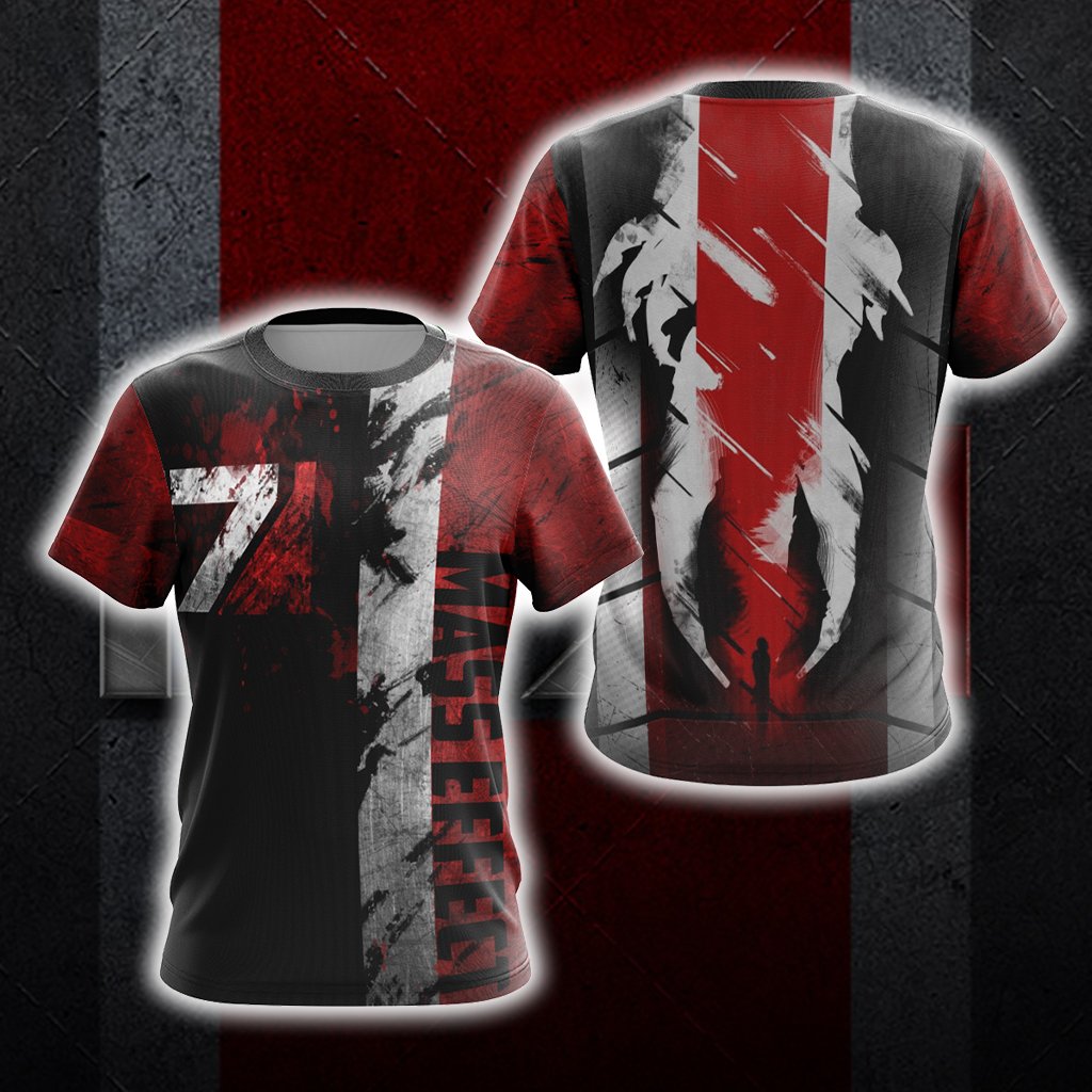 Mass Effect New Look Unisex 3D T-shirt T-shirt