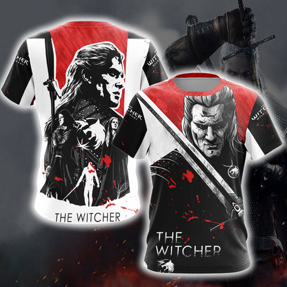 The Witcher New Style Unisex 3D T-shirt Zip Hoodie